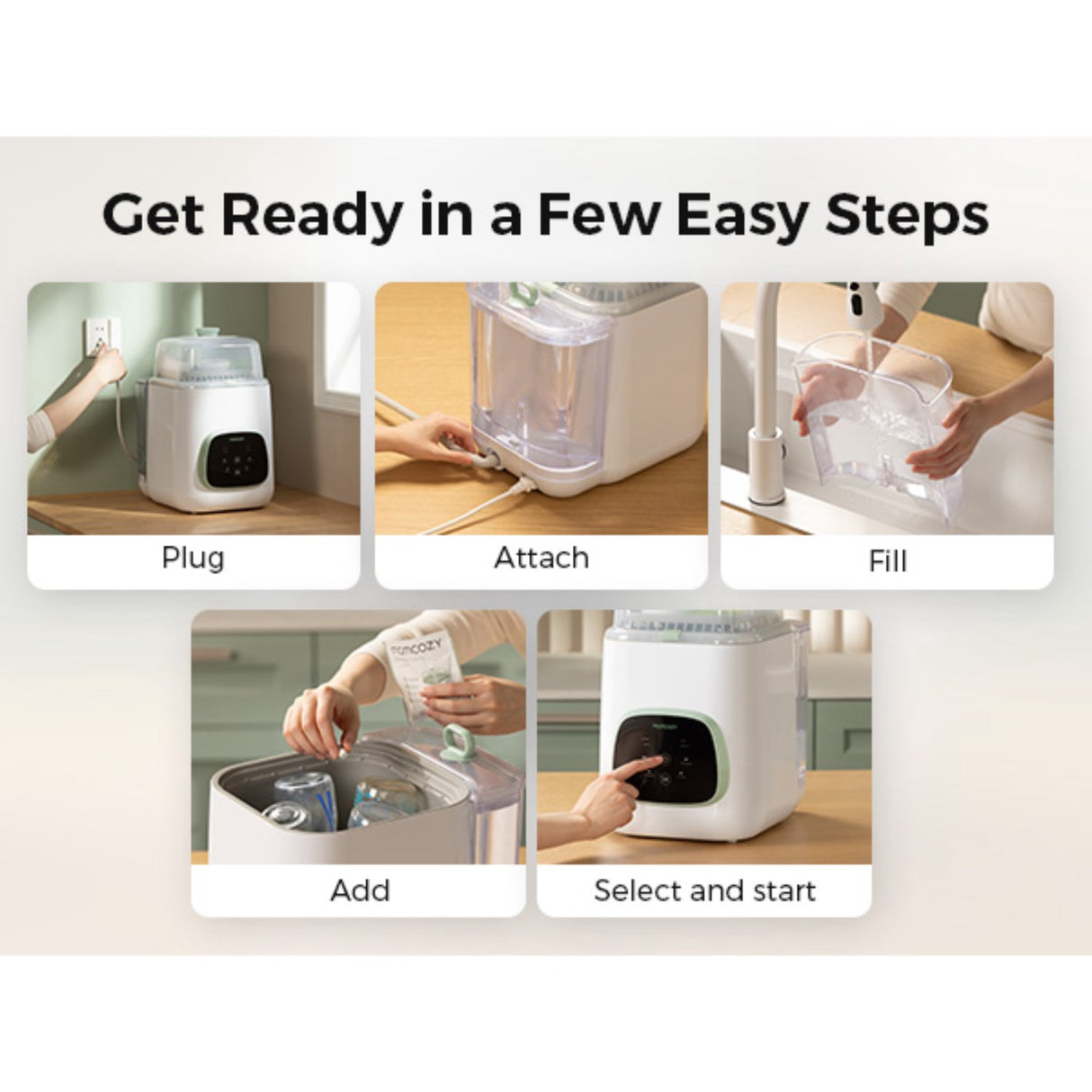 Momcozy KleanPal Pro Baby Flaska Washer