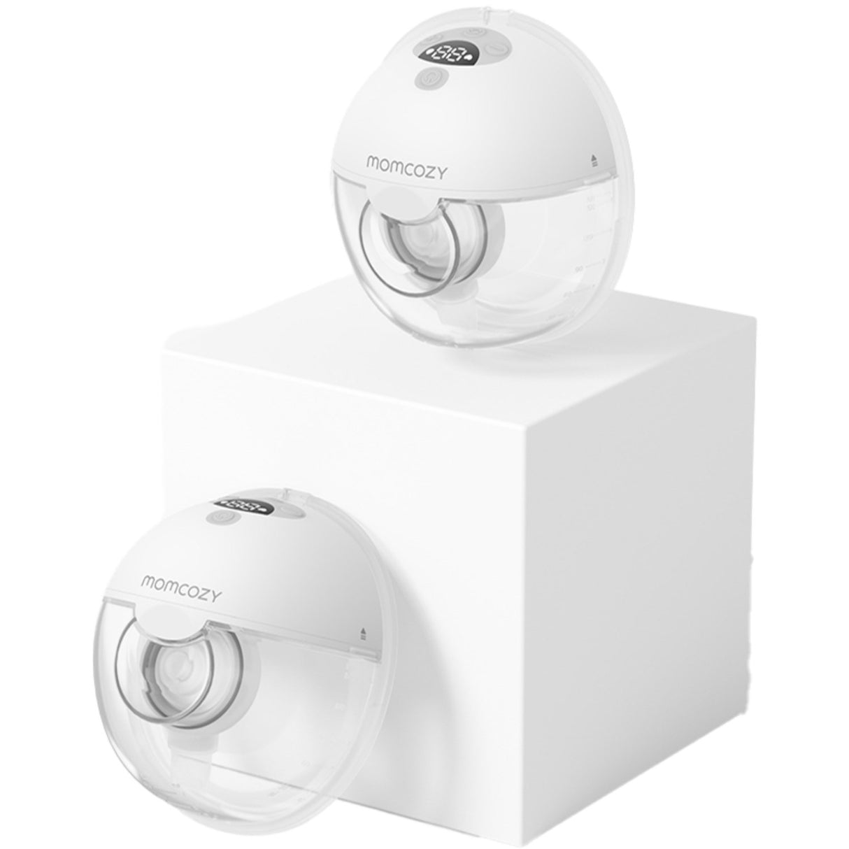 Momcozy Grey M5 Wearable Breast Pump Dubbel Pack