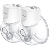 Momcozy Grey S12 Pro Wearable Breast Pump Dubbel Pack