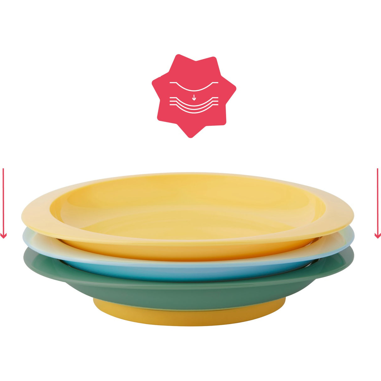 Badabulle Multi Anti Slip Plates X3