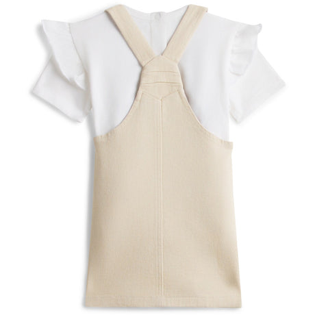 Tommy Hilfiger Classic Beige Dungaree Klänning Sett