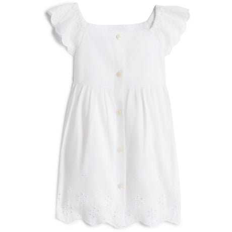 Tommy Hilfiger White Broiderie Anglaise Klänning S/S