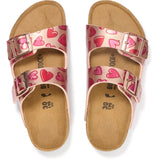 Birkenstock Hearts Copper Arizona Kids BF Elec. Met.