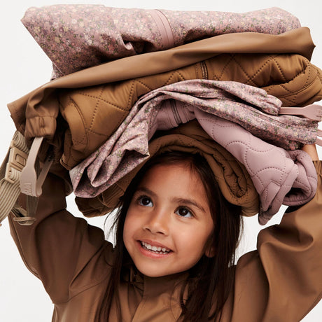 Wheat Powder Flower Meadow Regnkläder Charlie Sett