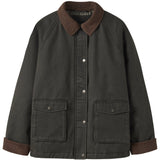Name It Forest Night Nknmandana Oilskin Jacka