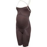 Mama;licious Hot Fudge Birch Detail Mlpaulette Färg Rem Playsuit