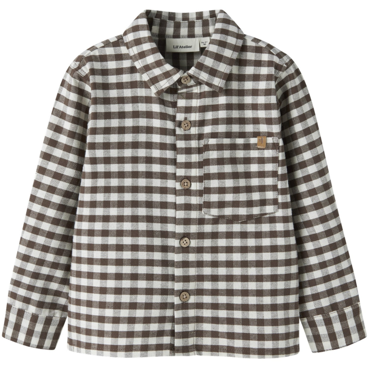 Lil'Atelier Teak Nmmnoki Ls Loose Skjorta Lil