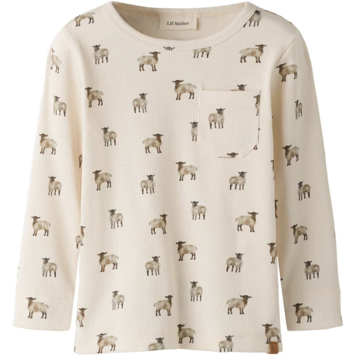 Lil'Atelier Turtledove Sheep Nmmgavo Eko Ls Slim Topp Lil