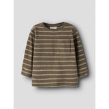 Lil'Atelier Teak Turtledove Nmmoby Ls Loose Topp Lil