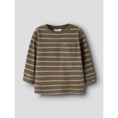 Lil'Atelier Teak Turtledove Nmmoby Ls Loose Topp Lil