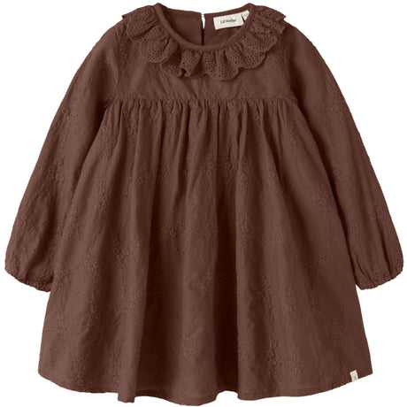 Lil'Atelier Mahogany Nmfnopa Ls Loose Klänning Lil