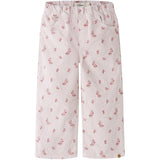 Lil'Atelier Hushed Violet Flower Emb Nmfnelly Cord Wide Byxor 1145-Hc Lil