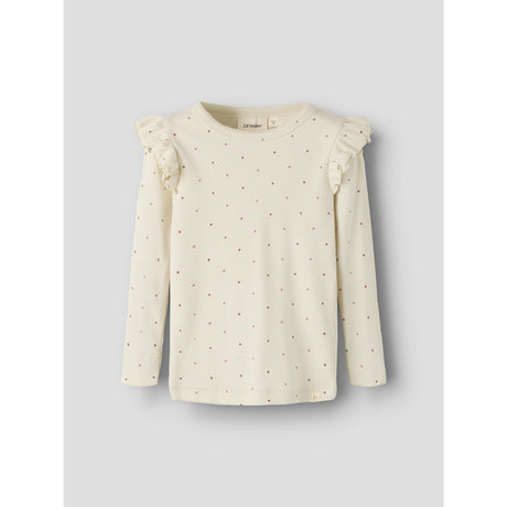 Lil'Atelier Turtledove Dot Nmfgago Kuo Ls Slim Topp Lil