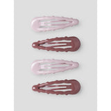 Lil'Atelier Hushed Violet Nmfacc-Hanne 4P Hair Clips Lil