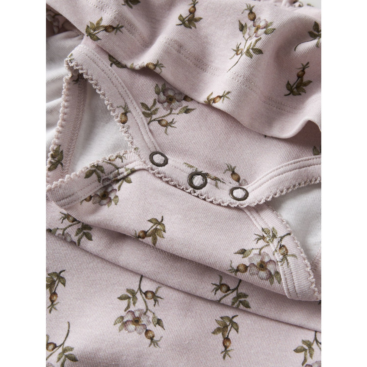 Lil'Atelier Hushed Violet Apple Rose Nbfgayo Sum Ls Body Klänning Lil