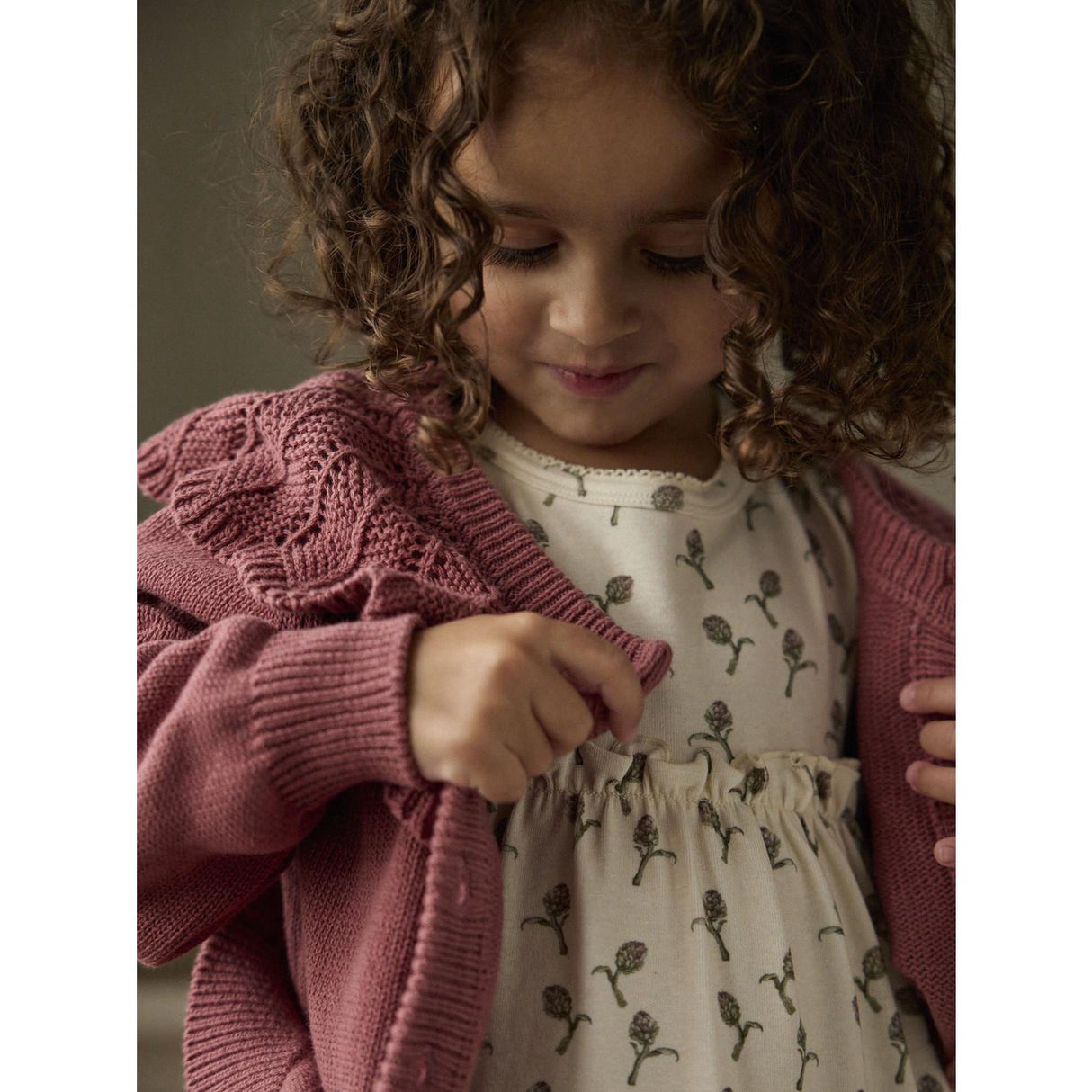 Lil'Atelier Turtledove Artichoke Nmfgayo Sel Ls Klänning Lil