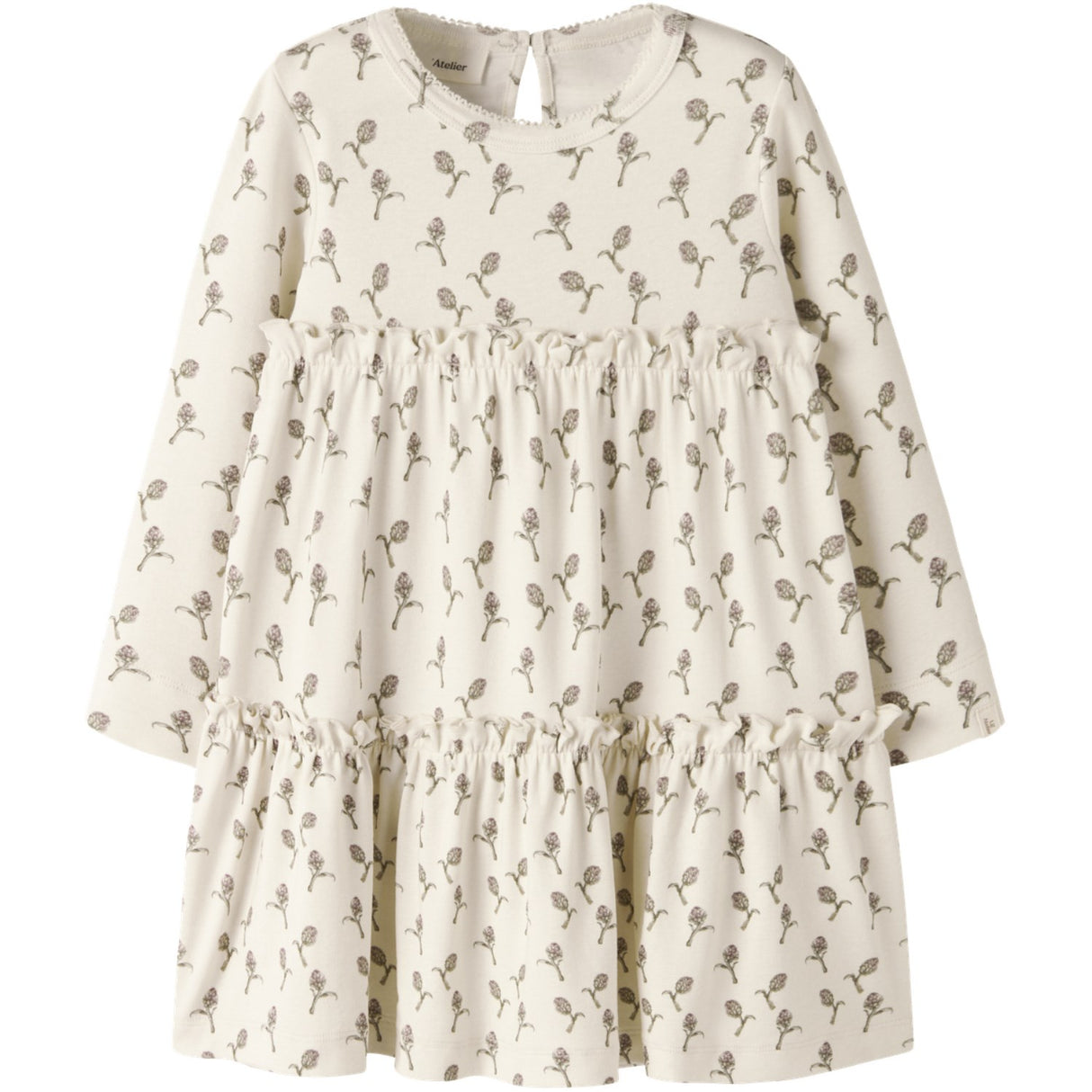Lil'Atelier Turtledove Artichoke Nmfgayo Sel Ls Klänning Lil