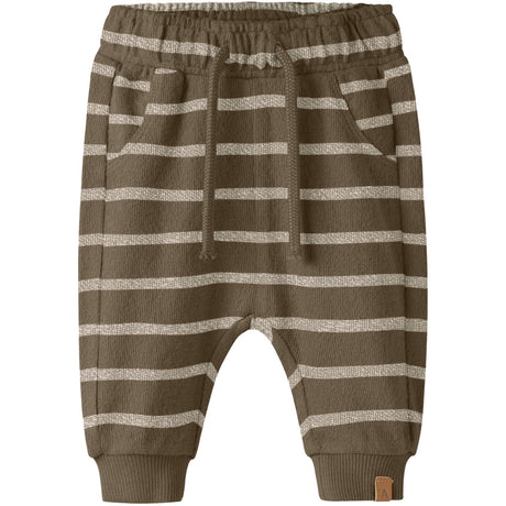 Lil'Atelier Teak Turtledove Nbmoby Loose Byxor Lil