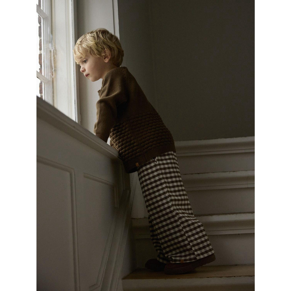 Lil'Atelier Teak Nmnnobir Ls Stickad Lil