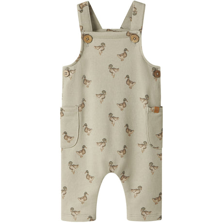 Lil'Atelier Moss Gray Duck Nbmjobo Afi Loose Sweat Overall Lil