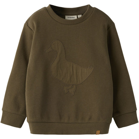 Lil'Atelier Teak Nmmnaffel Ls Loose Sweat Lil