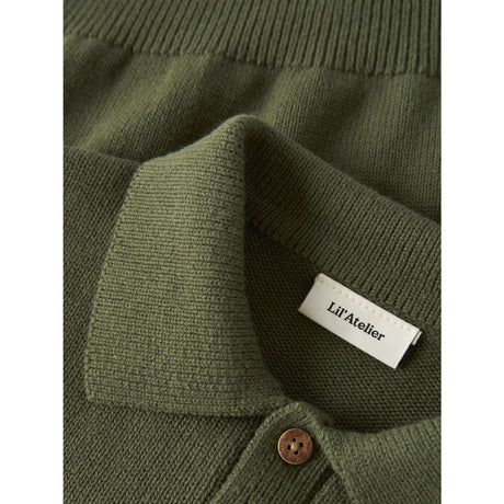 Lil'Atelier Cypress Nmmolo Ls Stickad Pikétröja Lil