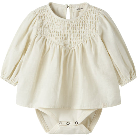 Lil'Atelier Turtledove Nbfnella Ls Loose Body Skjorta Lil