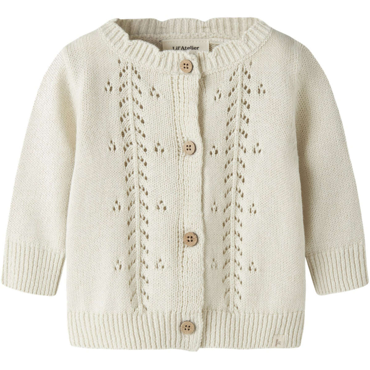 Lil'Atelier Turtledove Nbfoplea Ls Stickad Card Lil