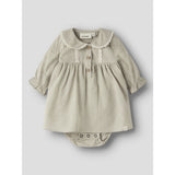 Lil'Atelier Moss Gray Nbfoleno Ls Loose Body Klänning Lil