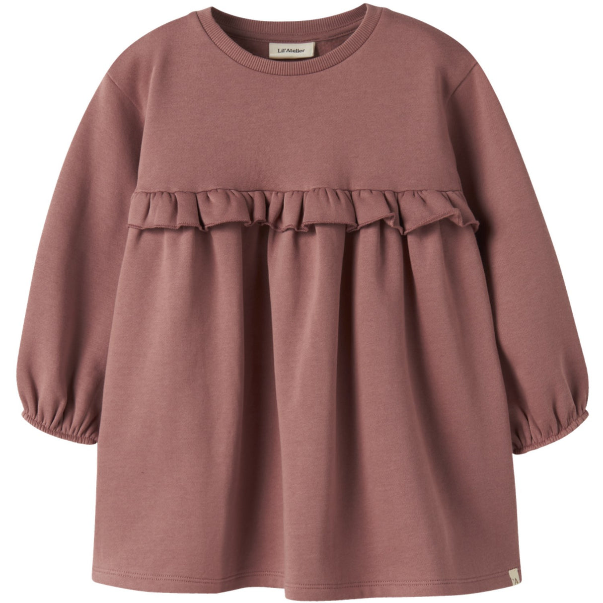 Lil'Atelier Withered Rose Nmfkilano Ls Loose Sweat Klänning Bru Lil