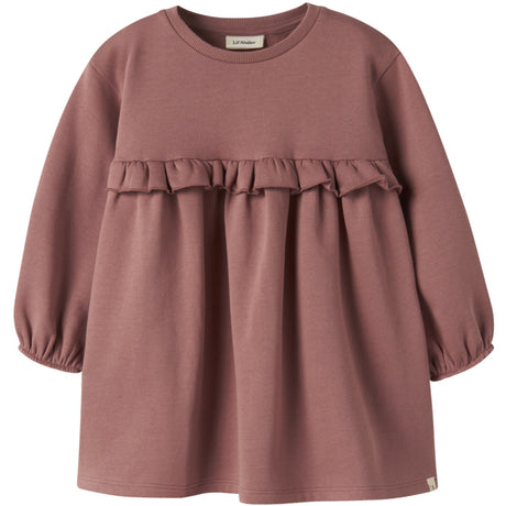 Lil'Atelier Withered Rose Nmfkilano Ls Loose Sweat Klänning Bru Lil
