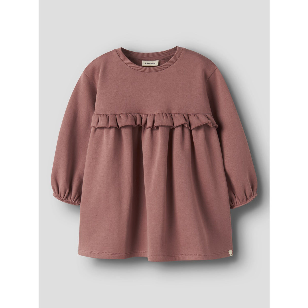 Lil'Atelier Withered Rose Nmfkilano Ls Loose Sweat Klänning Bru Lil