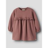 Lil'Atelier Withered Rose Nmfkilano Ls Loose Sweat Klänning Bru Lil