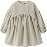 Lil'Atelier Moss Gray Nmfoleno Ls Loose Klänning Lil