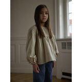 Lil'Atelier Moss Gray Nmfoleno Ls Loose Skjorta Lil