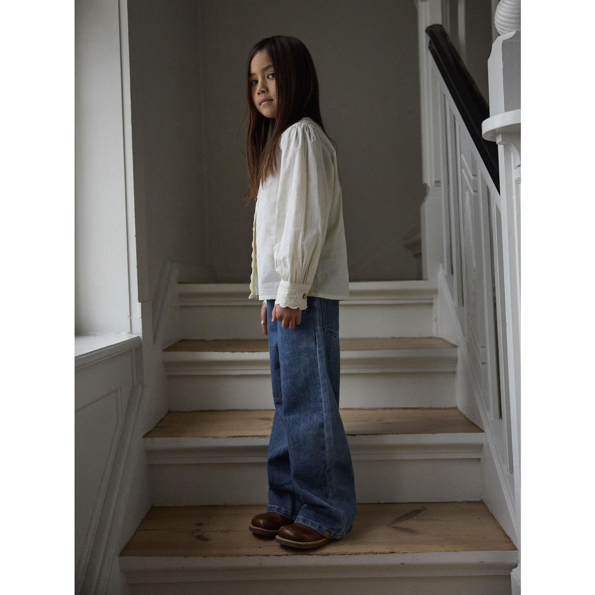 Lil'Atelier Turtledove Nmfola Ls Loose Skjorta Lil