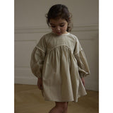 Lil'Atelier Moss Gray Nmfoleno Ls Loose Klänning Lil