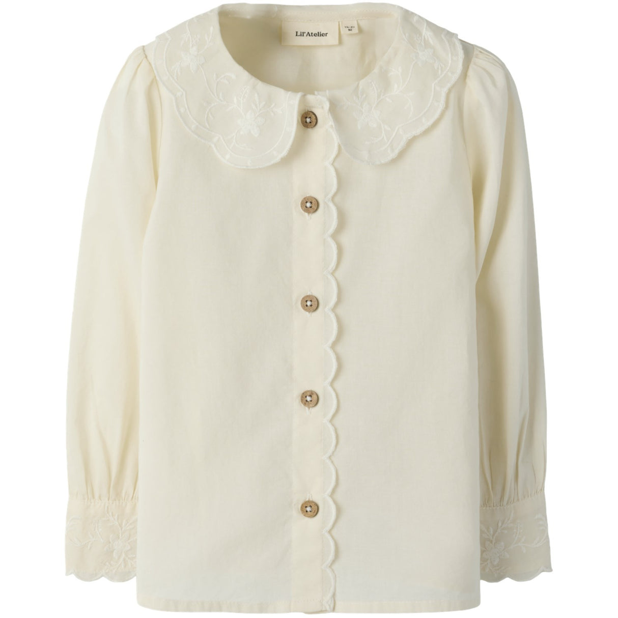 Lil'Atelier Turtledove Nmfola Ls Loose Skjorta Lil