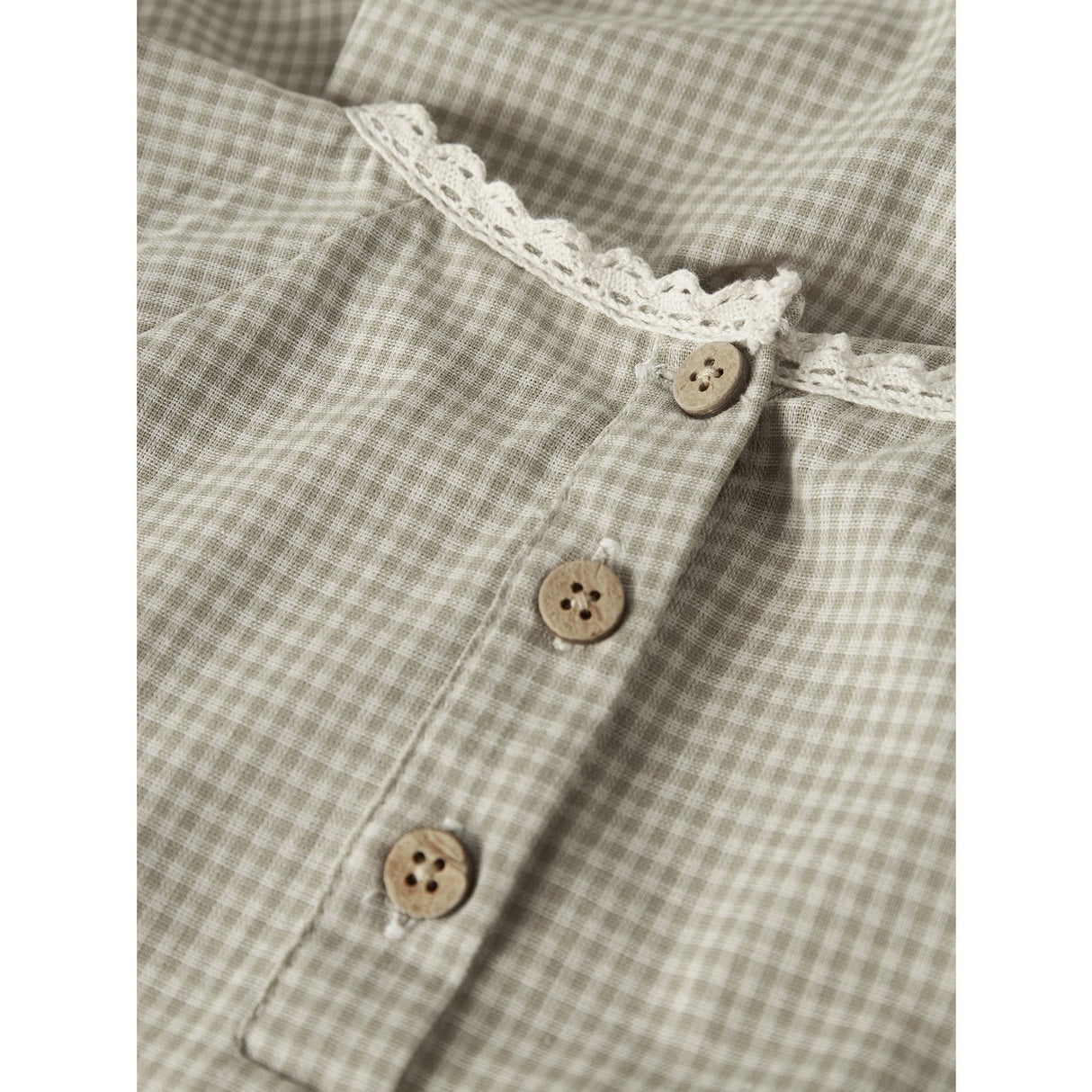Lil'Atelier Moss Gray Nmfoleno Ls Loose Klänning Lil