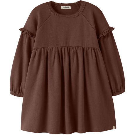 Lil'Atelier Mahogany Nmfthoro Hen Ls Loose Klänning Lil