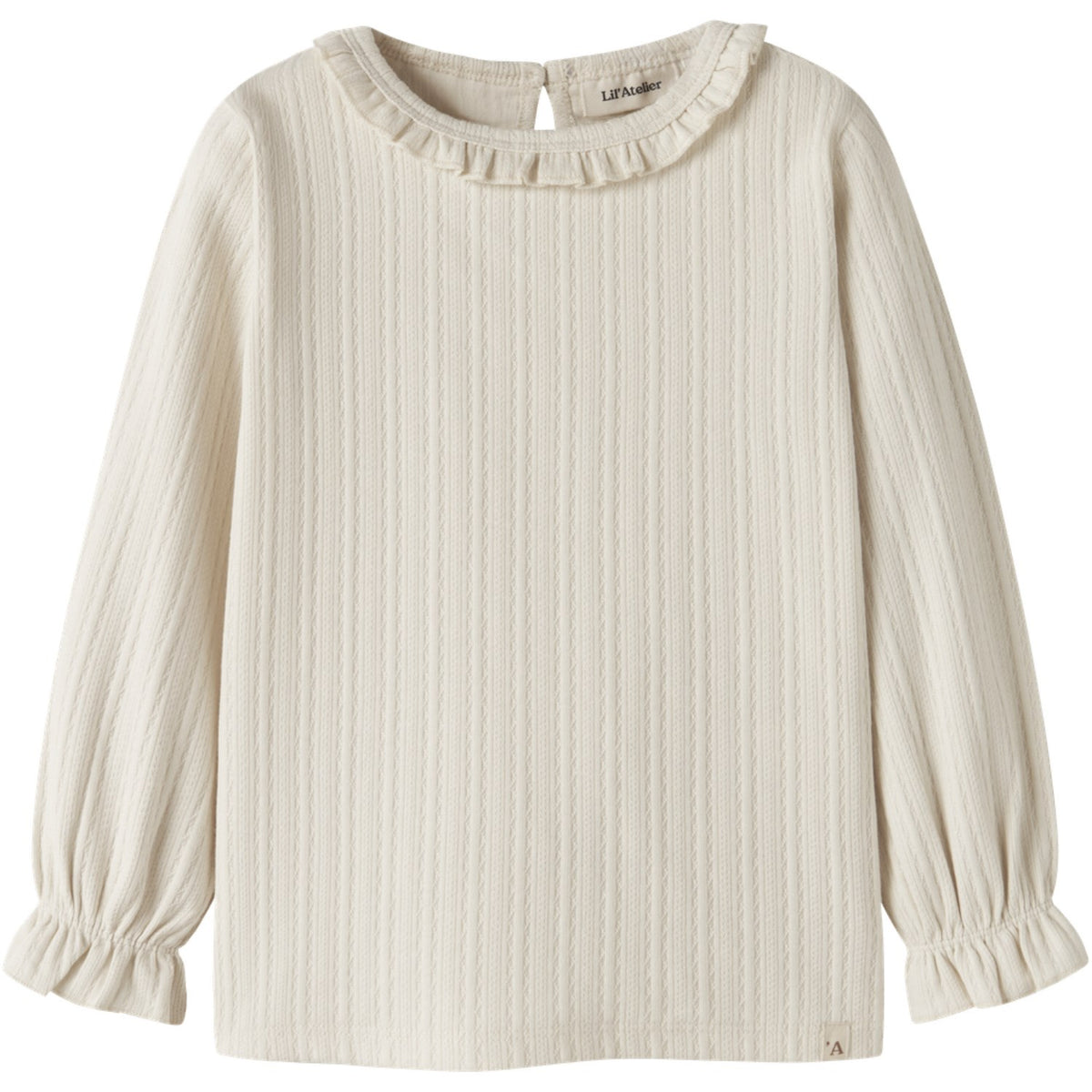 Lil'Atelier Turtledove Nmfonela Ls Slim Topp Lil