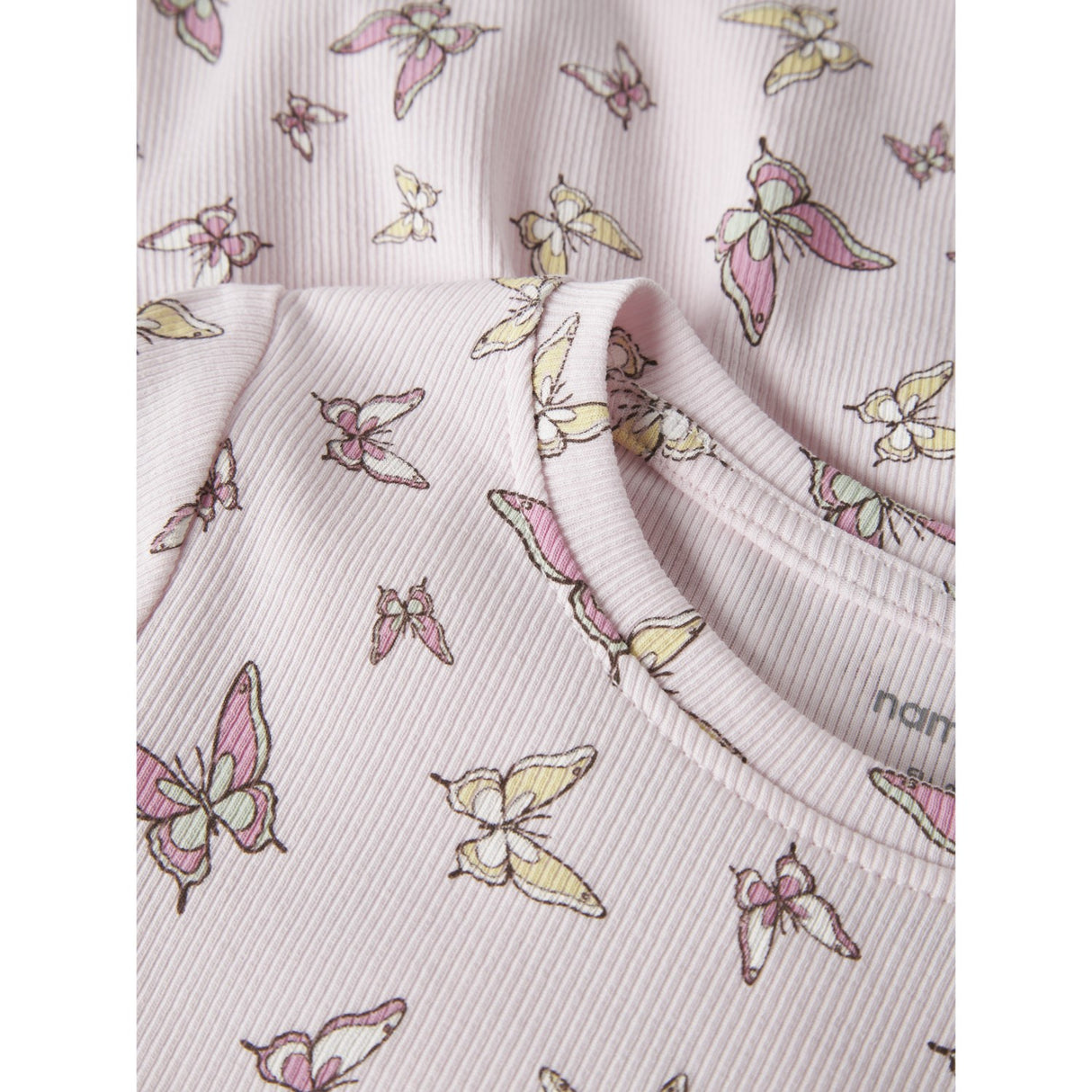 Name It Cradle Pink Butterflies Nmfvemma Ss Aop Klänning