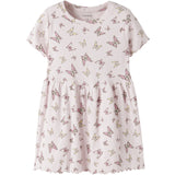 Name It Cradle Pink Butterflies Nmfvemma Ss Aop Klänning