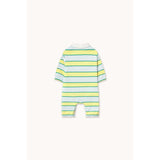 TinyCottons Ice Blue Retro Stripes Pikétröja One-Piece