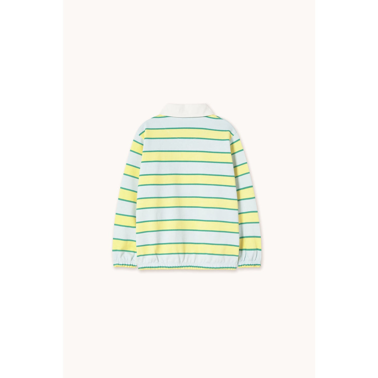 TinyCottons Ice Blue Retro Stripes Pikétröja Sweatshirt