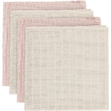 Pippi Shadow Gray Muslin Cloth Solid (4-Pack)