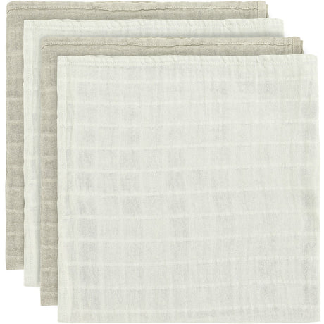 Pippi Dried Sage Muslin Cloth Solid (4-Pack)