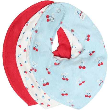 Pippi True Red Bandana Haklapp Girl -Aop (3-Pack)