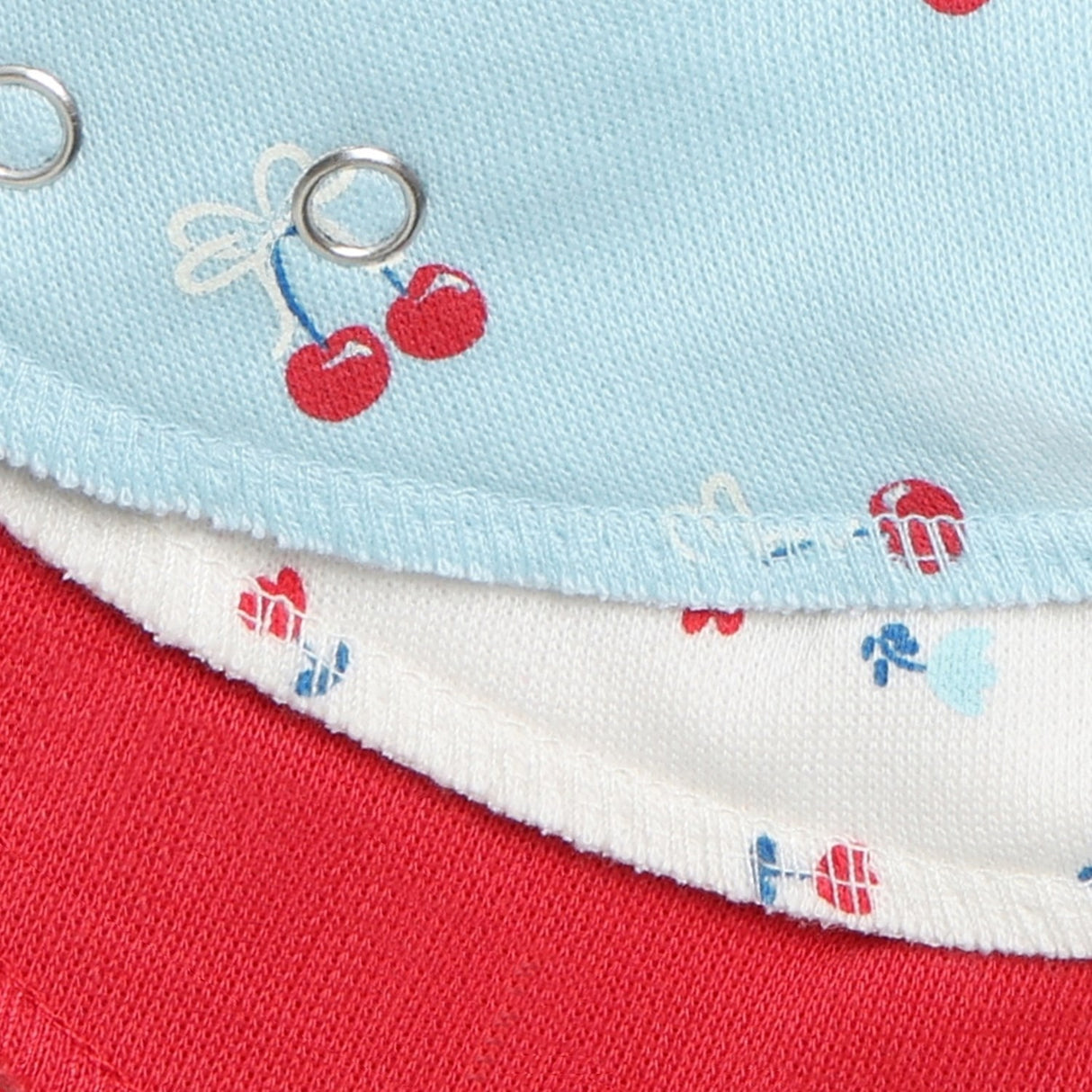 Pippi True Red Bandana Haklapp Girl -Aop (3-Pack)