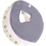 Pippi Blue Granite Bandana Haklapp Girl -Aop (3-Pack)